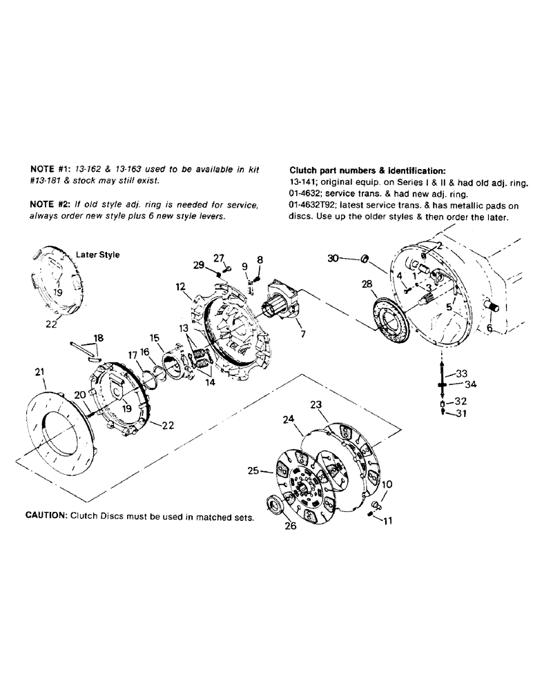 Схема запчастей Case IH STEIGER - (04-16) - 14" CLUTCH ASSEMBLY, COUGAR AND TIGER (04) - Drive Train