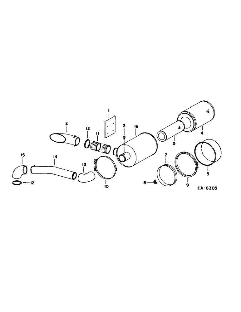 Схема запчастей Case IH 1420 - (12-01) - POWER, AIR CLEANER AND CONNECTIONS Power