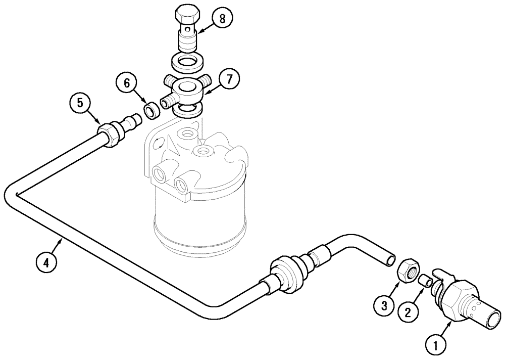 Схема запчастей Case IH CX50 - (02-13) - THERMOSTART ATTACHMENT (02) - ENGINE