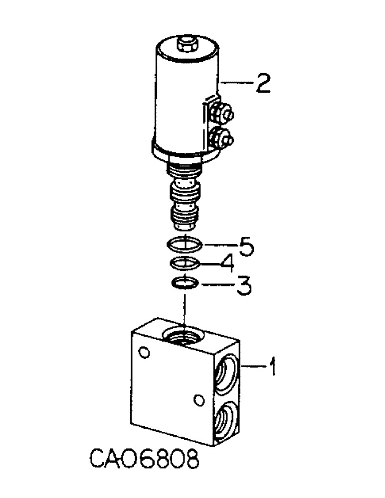 Схема запчастей Case IH 6388 - (07-30) - DRIVE TRAIN, DIFFERENTIAL LOCK AND TRANS BRAKE VALVE (04) - Drive Train