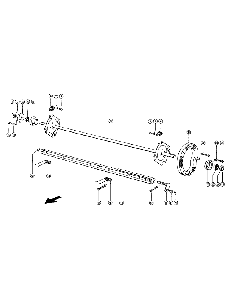 Схема запчастей Case IH 110 - (020) - PICK-UP (12) - PICKUP