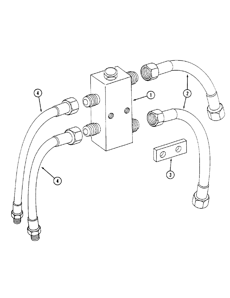 Схема запчастей Case IH 4500 - (8-024) - HYDRAULIC SYSTEM, WING TYPE MODELS, ALTERNATING CHECK VALVE ASSEMBLY (08) - HYDRAULICS