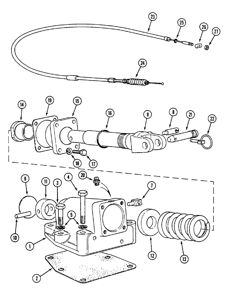 Схема запчастей Case IH 1294 - (9-270) - SINGLE RATE SENSING UNIT (09) - CHASSIS/ATTACHMENTS