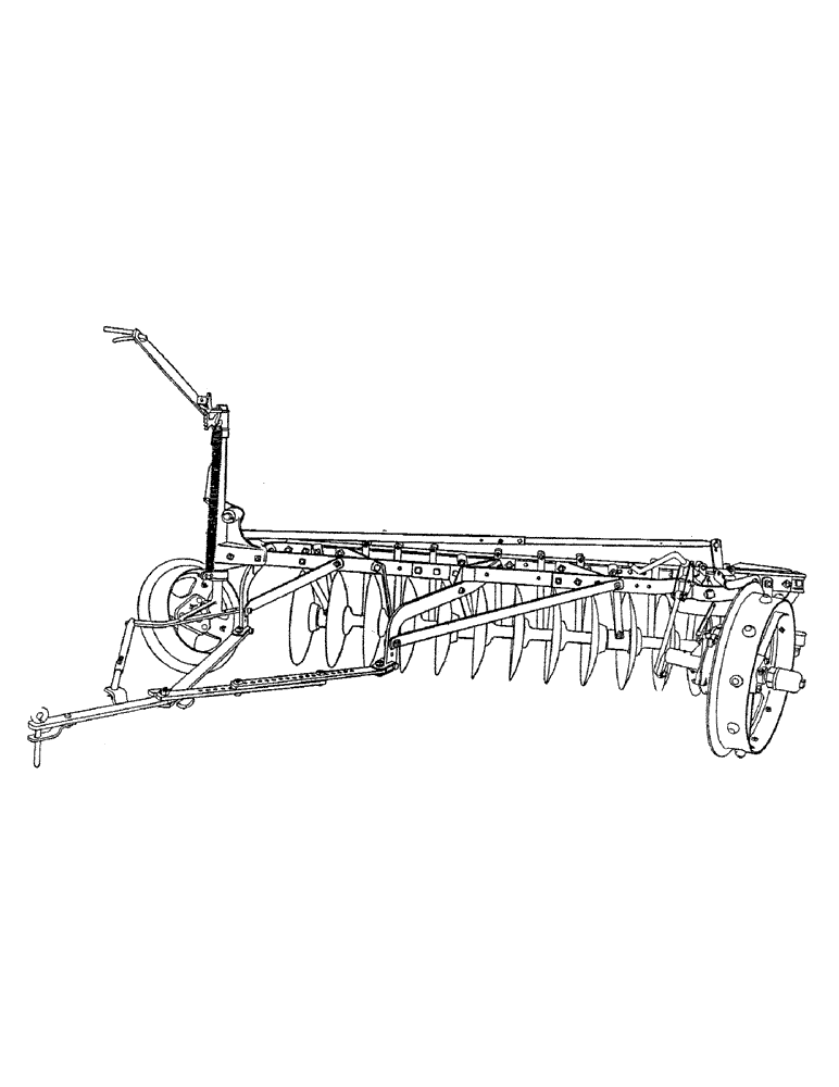 Схема запчастей Case IH WP - (01A) - CASE WP, WPA, WPH ONE WAY DISK PLOWS AND SEEDING ATTACHMENTS 