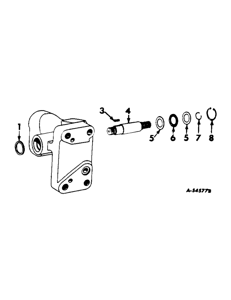 Схема запчастей Case IH 460 - (170) - HYDRAULIC SYSTEM, POWER STEERING PUMP ADAPTER (07) - HYDRAULIC SYSTEM