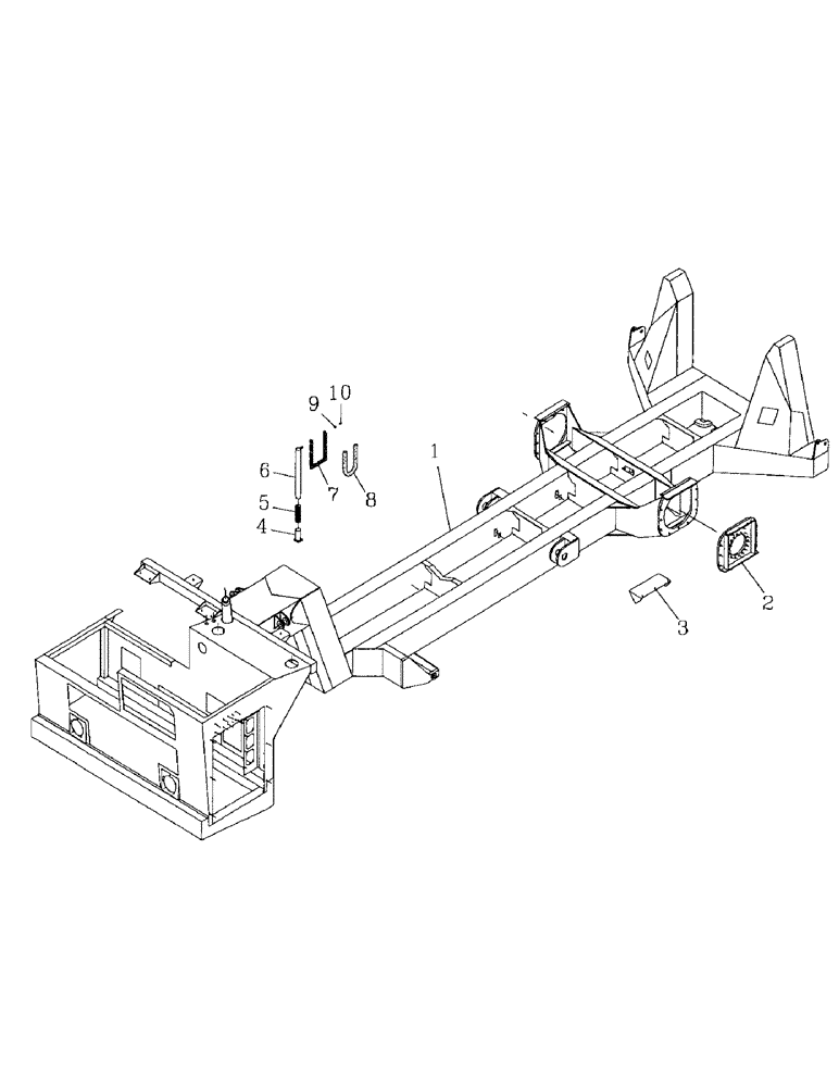 Схема запчастей Case IH AUSTOFT - (A01-01) - CHASSIS Mainframe & Functioning Components