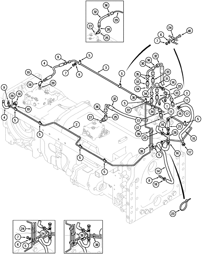 Схема запчастей Case IH MX120 - (07-06) - BRAKE SYSTEM (07) - BRAKES