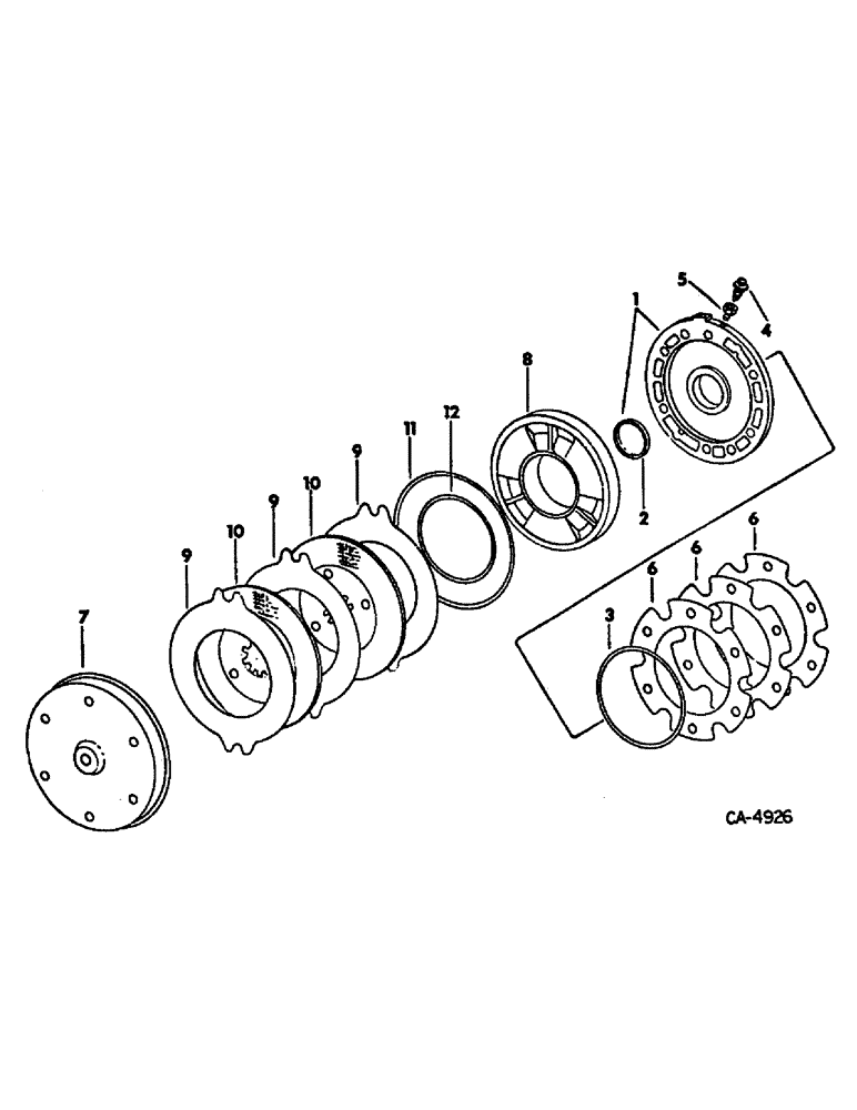 Схема запчастей Case IH 4586 - (04-05) - BRAKES, MASTER BRAKES, 4586 TRACTORS WITH SERIAL NO. 1501 AND ABOVE (5.1) - BRAKES