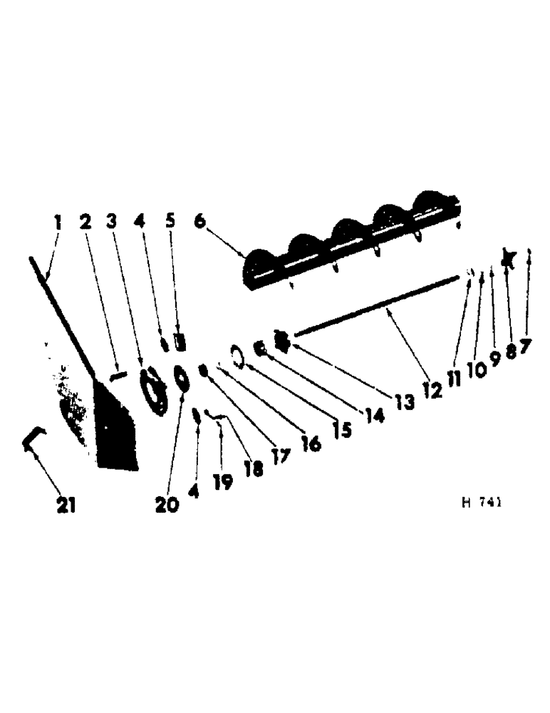 Схема запчастей Case IH 201 - (A-088[A]) - PLATFORM REAR AUGER, AUGER PLATFORM, NOT CANVAS OR PEA BAR PLATFORM (58) - ATTACHMENTS/HEADERS