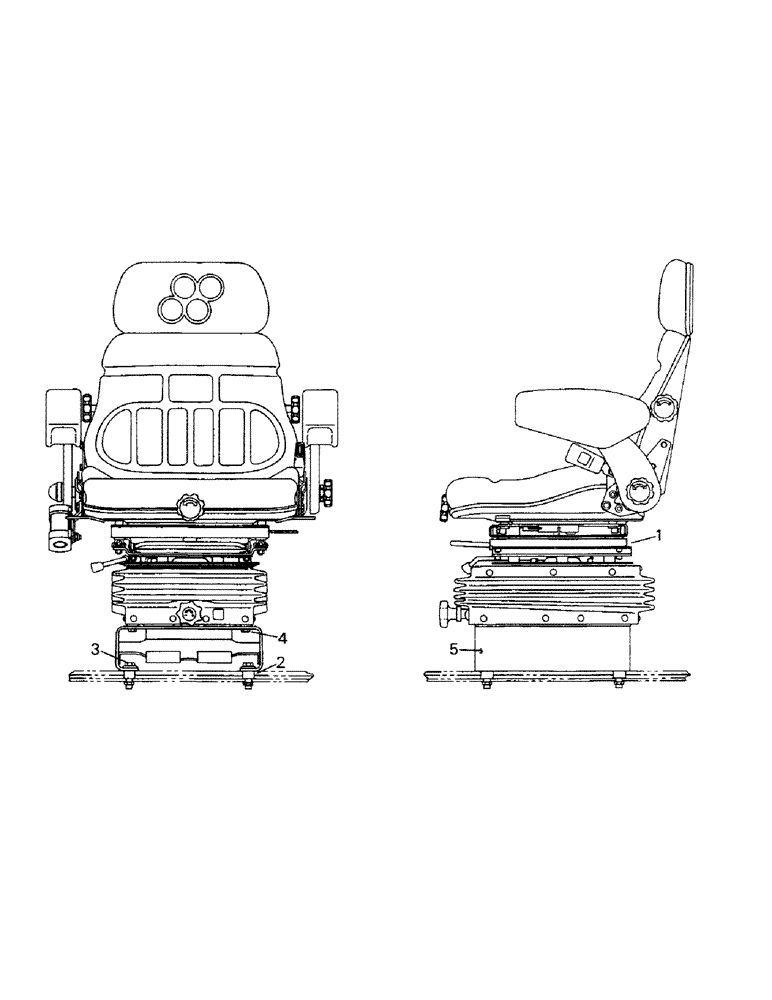 Схема запчастей Case IH KP-1400 - (01-22) - SEAT AND MOUNTING (10) - CAB