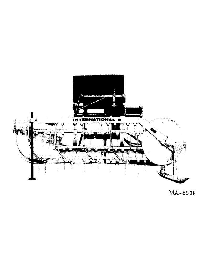 Схема запчастей Case IH 8 - (E-1) - INTERNATIONAL 8 PLACEMENT RAKE 