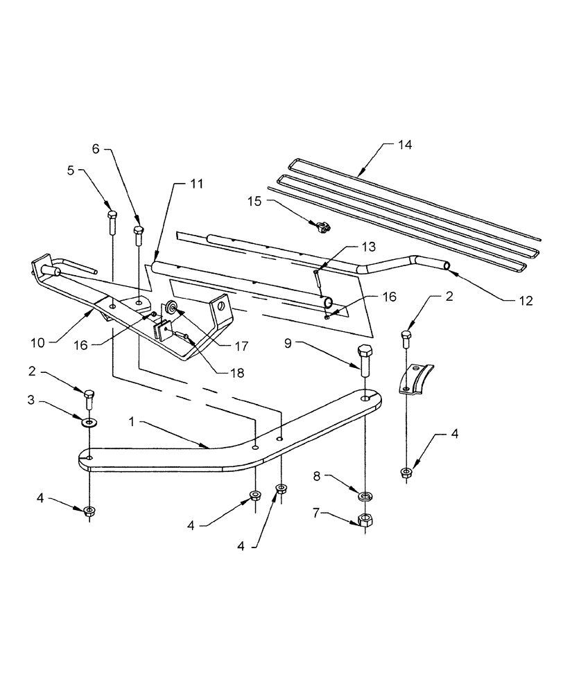 Схема запчастей Case IH BS184R - (114) - MANUAL CHUTE ROTATION - 715343026 