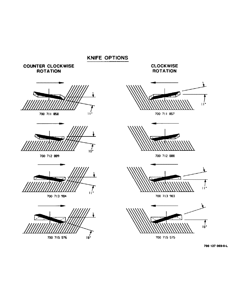 Схема запчастей Case IH 8315 - (3-15) - KNIFE OPTIONS (09) - CHASSIS