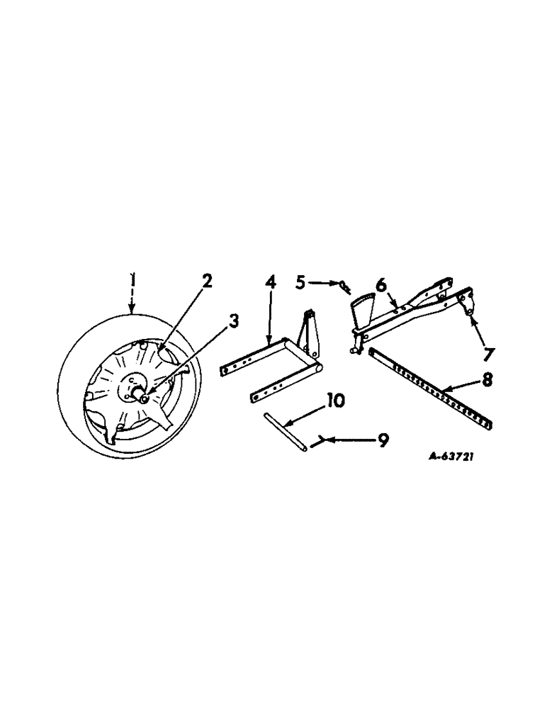 Схема запчастей Case IH 449A - (E-29) - PRESS WHEELS 