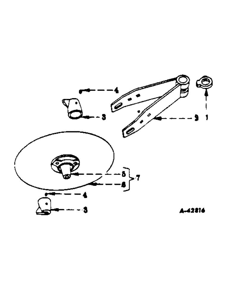 Схема запчастей Case IH 209 - (M-07[A]) - ROLLING COLTERS, ONE PER FURROW 