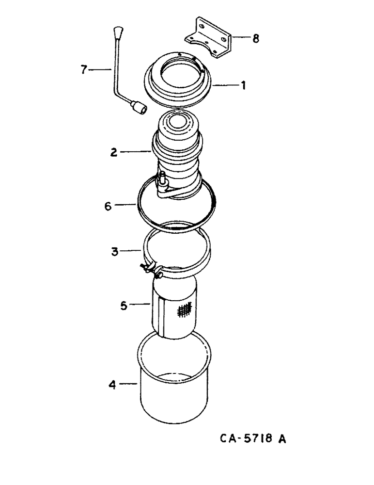 Схема запчастей Case IH 1460 - (12-12) - POWER, FUEL PUMP, TOKHEIM, S/N 1501 THRU 52623 Power