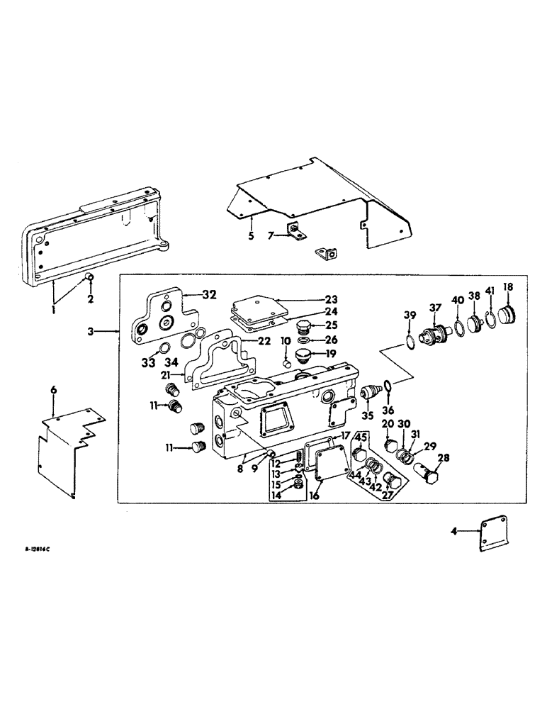 Схема запчастей Case IH 2806 - (F-03) - HYDRAULIC SYSTEM, SEAT AND HYDRAULIC COMPONENT SUPPORT (07) - HYDRAULIC SYSTEM