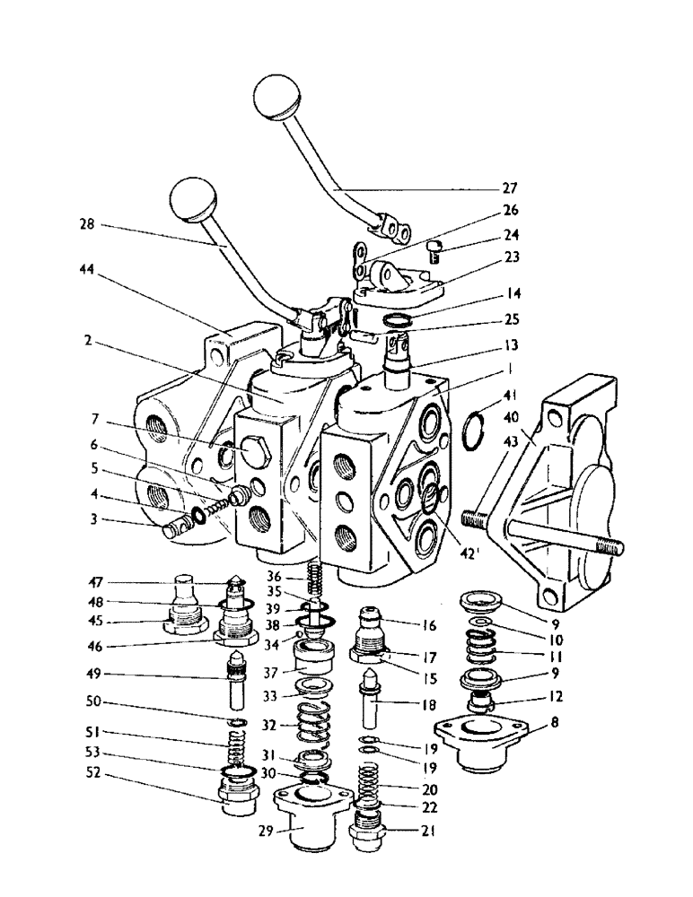 Схема запчастей Case IH LF-SERIES - (18) - LOADER CONTROL VALVE, 773037 AND 773004 