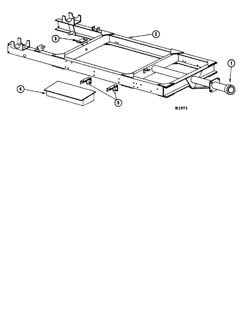 Схема запчастей Case IH 1060 - (288) - MAIN FRAME AND TOOL BOX (39) - FRAMES AND BALLASTING