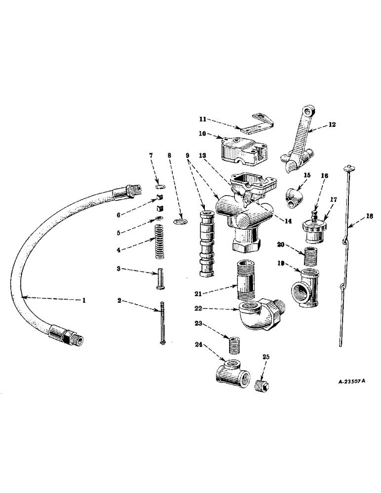 Схема запчастей Case IH SUPER M-TA - (384) - HYDRAULIC SYSTEM, AUXILIARY CONTROL VALVE AND CONNECTIONS, COUNTER-DRIVEN PUMP, SPECIAL, (07) - HYDRAULIC SYSTEM