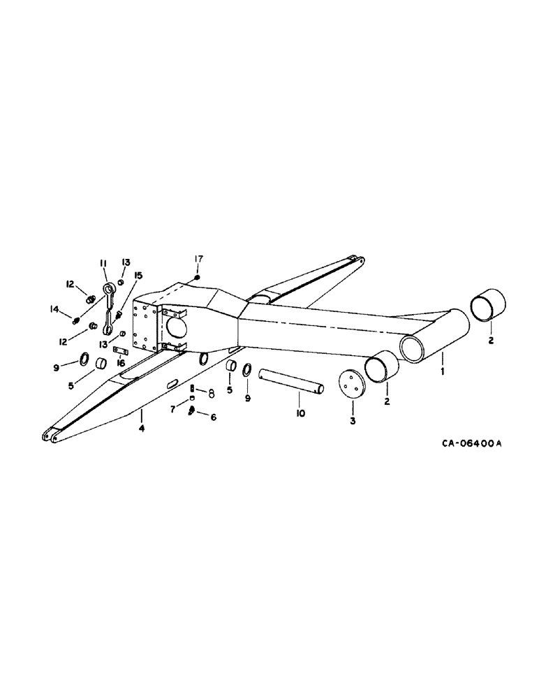 Схема запчастей Case IH 1470 - (07-07) - DRIVE TRAIN, MAIN AXLE Drive Train