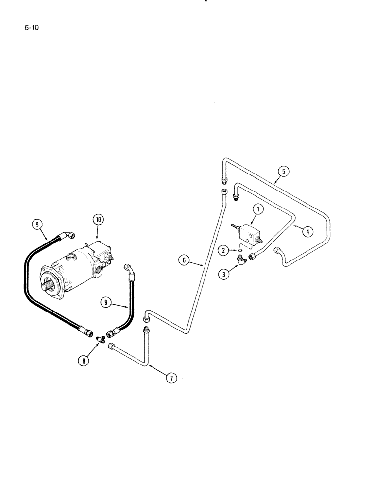 Схема запчастей Case IH 1620 - (6-10) - FOOT-N-INCH VALVE SYSTEM (03) - POWER TRAIN