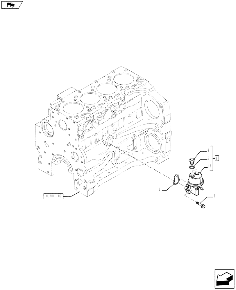 Схема запчастей Case IH F4CE9484L J602 - (10.210.01) - FUEL PUMP (504388094) (10) - ENGINE