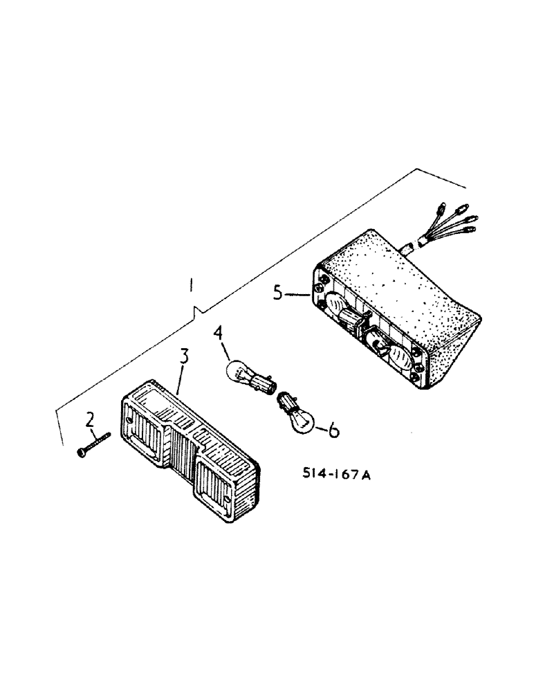 Схема запчастей Case IH 2350 - (3-28) - STOP, TAIL AND TRAFFICATOR LAMP, AUSTRIAN AND DE-LUXE LIGHTING (04) - ELECTRICAL SYSTEMS