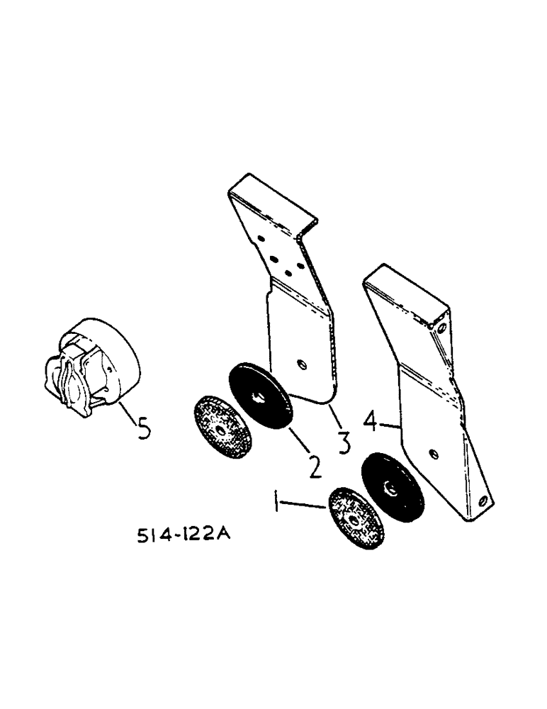 Схема запчастей Case IH 454 - (08-55) - REFLECTOR AND BRACKETS (06) - ELECTRICAL