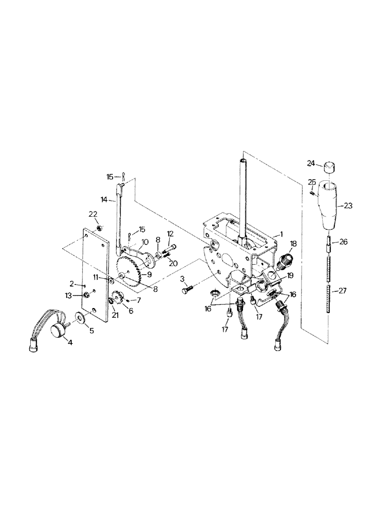 Схема запчастей Case IH STEIGER - (01-36) - 3-PT HITCH CONTROL ASSEMBLY (10) - CAB