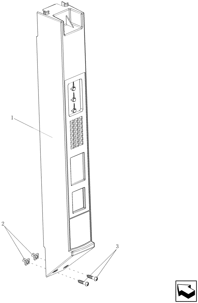 Схема запчастей Case IH 7130 - (55.418.03) - INSTRUMENT PANEL ASSY (55) - ELECTRICAL SYSTEMS