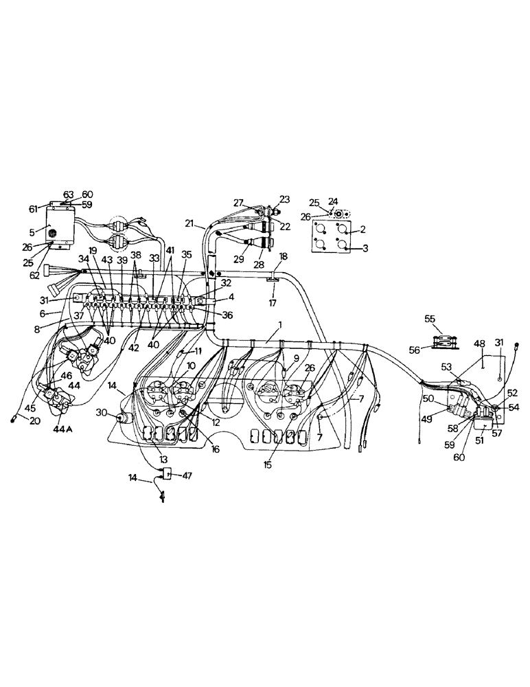 Схема запчастей Case IH ST350 - (02-18) - DASH ELECTRICAL, THIRD BULKHEAD STYLE (06) - ELECTRICAL