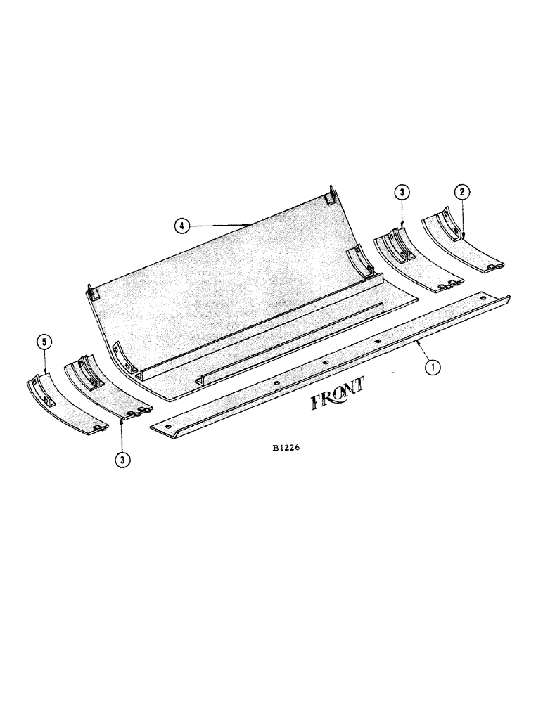 Схема запчастей Case IH 1010 - (076) - HEADER FLOTATION SHOE AND GUARD ATTACHMENT (58) - ATTACHMENTS/HEADERS