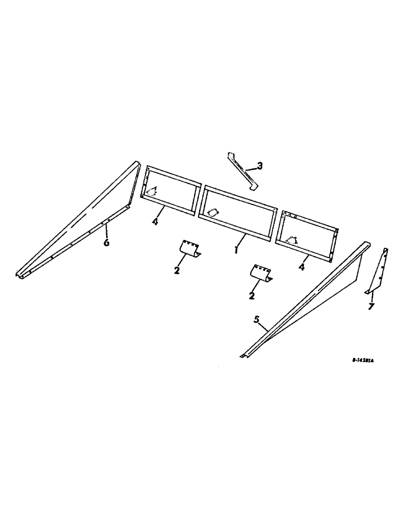 Схема запчастей Case IH 329WN - (E-23) - GATHERER EXTENSION (58) - ATTACHMENTS/HEADERS