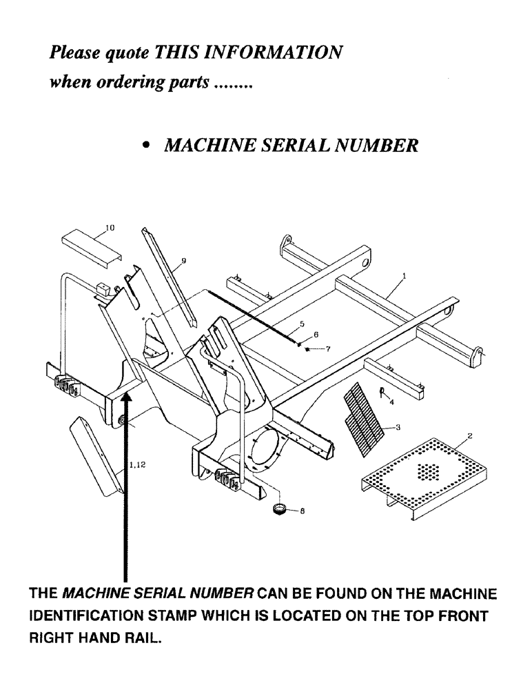 Схема запчастей Case IH AUSTOFT - (3) - MACHINE SERIAL NUMBER (00) - GENERAL