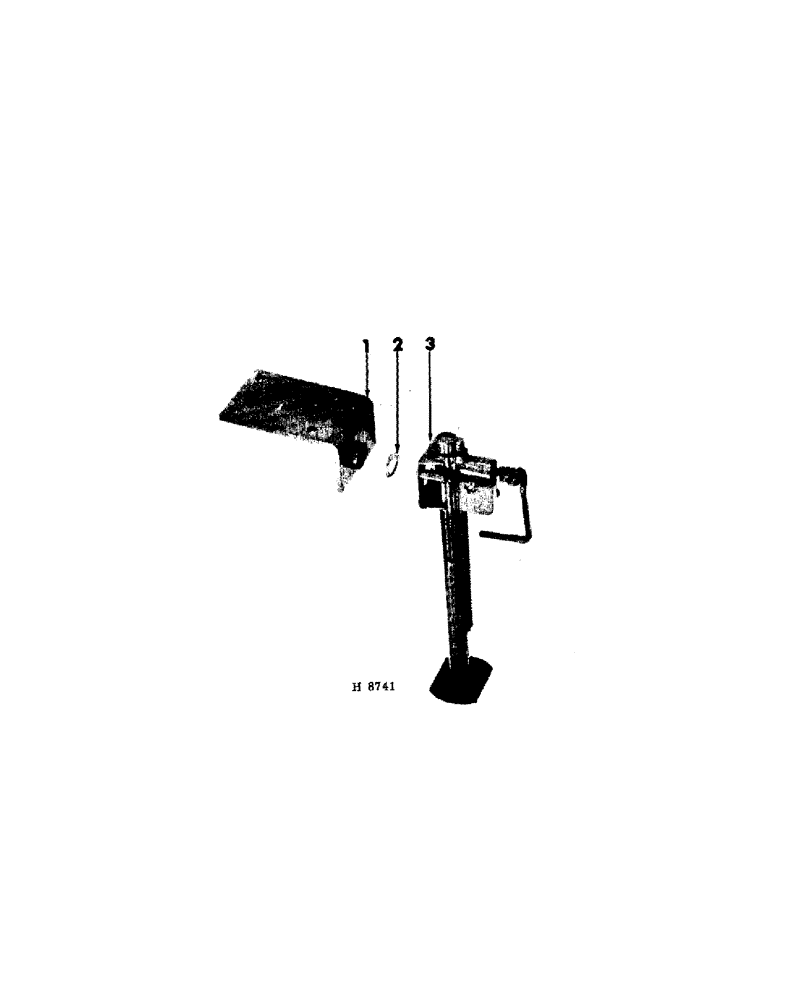 Схема запчастей Case IH 75 - (06-05[B]) - SAFETY LIGHT MOUNTING PARTS 