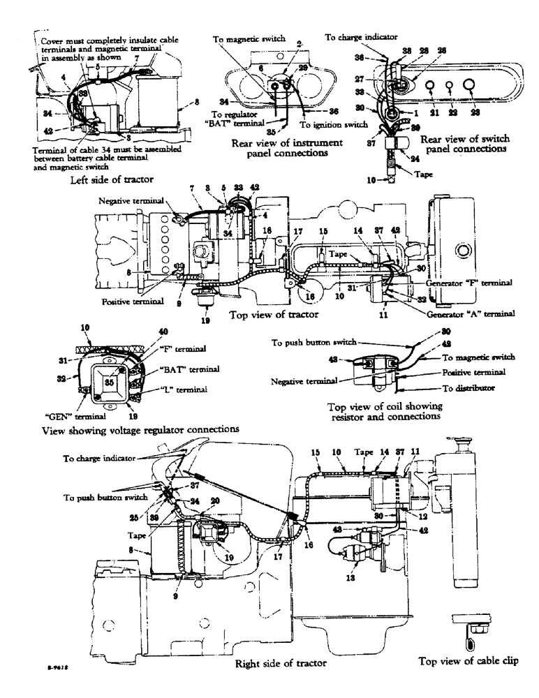 Схема запчастей Case IH 300 - (124) - ELECTRICAL SYSTEM, CARBURETED ENGINE, IGNITION AND STARTING SYSTEM, 12 VOLT (06) - ELECTRICAL SYSTEMS