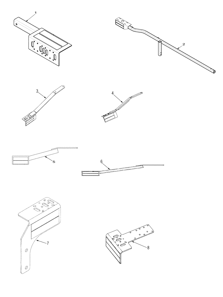 Схема запчастей Case IH RMX370 - (55.404.04) - LIGHT BRACKETS (55) - ELECTRICAL SYSTEMS