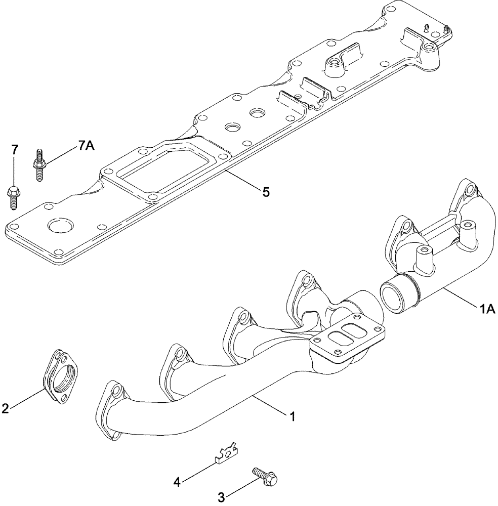 Схема запчастей Case IH 620 - (02-09) - MANIFOLDS (01) - ENGINE