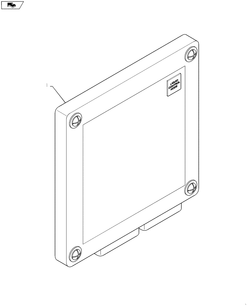 Схема запчастей Case IH 810 - (55.640.08) - LIQUID CONTROL NODE (55) - ELECTRICAL SYSTEMS