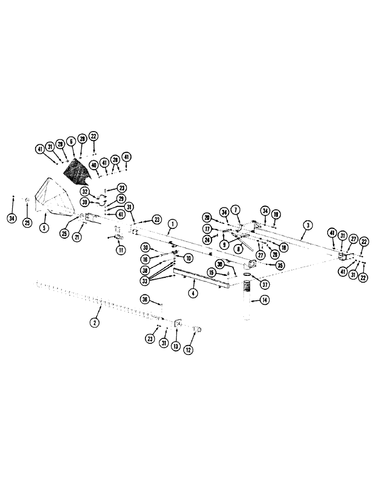 Схема запчастей Case IH 8100 - (9A-18) - AUGER (09) - CHASSIS/ATTACHMENTS