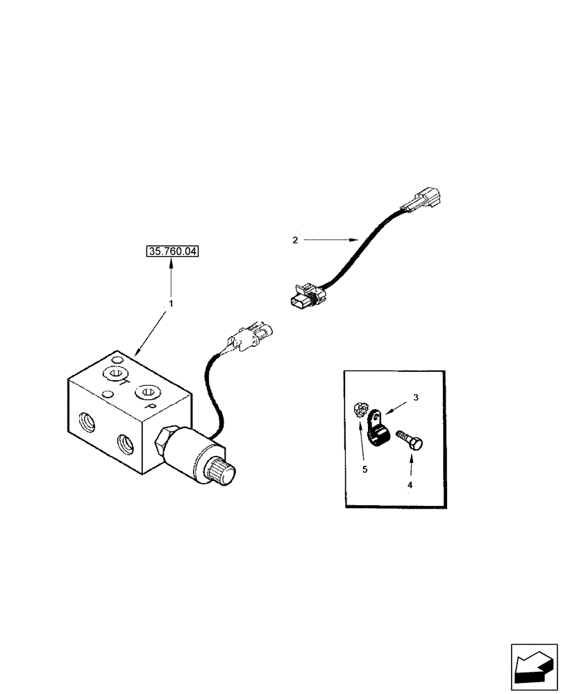 Схема запчастей Case IH 2577 - (55.100.45) - HARNESS - FEEDER REVERSER (55) - ELECTRICAL SYSTEMS