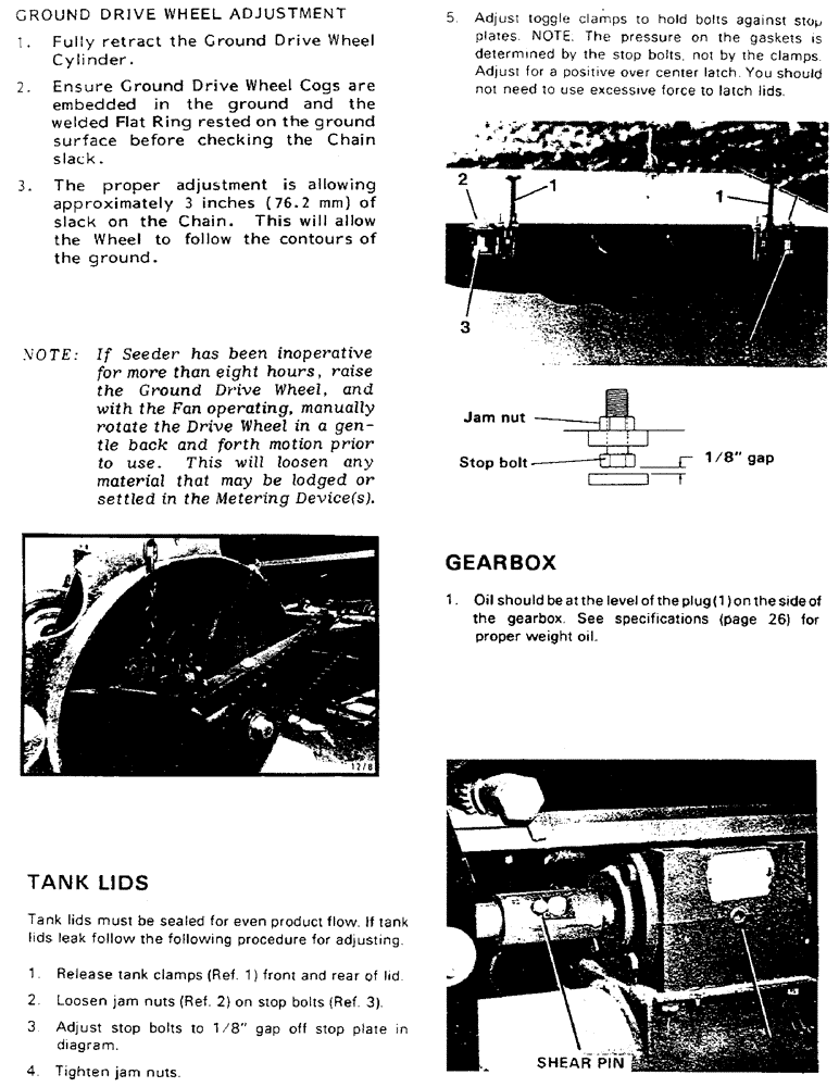Схема запчастей Case IH 1002 - (05) - FIELD PREPARATIONS, CONTINUED 