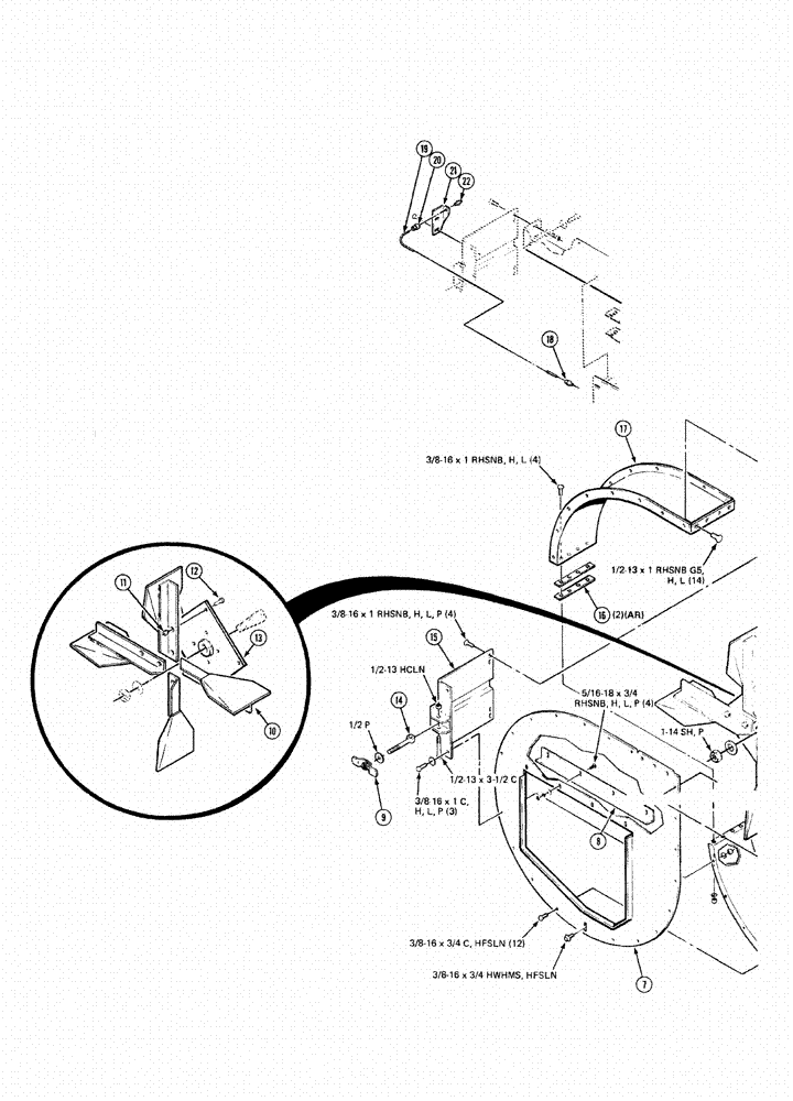 Схема запчастей Case IH 8730 - (52[01]) - BLOWER ASSEMBLY (70) - EJECTION