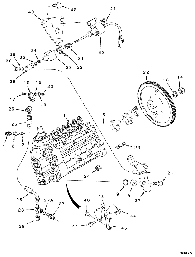 Схема запчастей Case IH 8880 - (10-048) - FUEL INJECTION PUMP AND DRIVE - 6T-590 EMISSIONS CERTIFIED ENGINE (10) - ENGINE