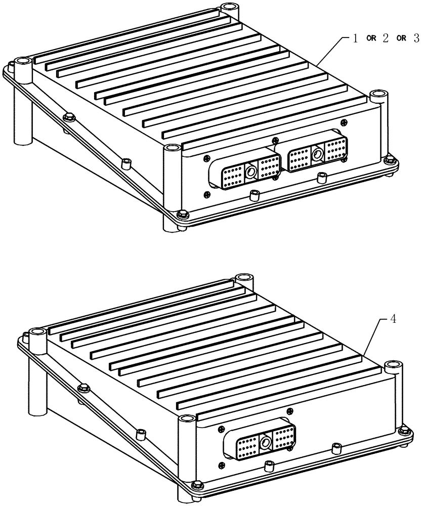 Схема запчастей Case IH ADX3360 - (A.50.A[08]) - REMOTE MODULES A - Distribution Systems