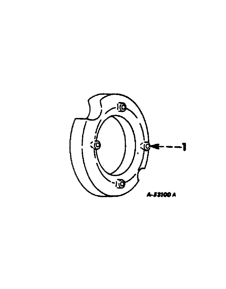 Схема запчастей Case IH 664 - (02-02) - MISCELLANEOUS, FRONT WHEEL WEIGHTS Accessories & Attachments / Miscellaneous