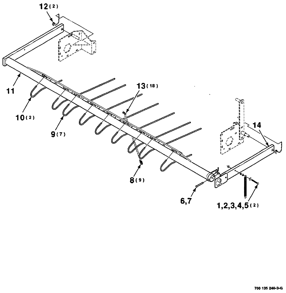 Схема запчастей Case IH RS561 - (03-002) - WINDGUARD AND MOUNTING ASSEMBLY Pickup