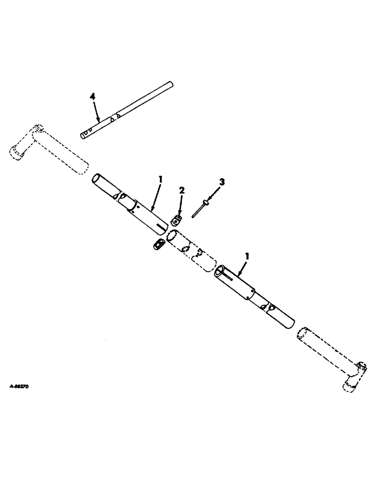 Схема запчастей Case IH 1026 - (14-07) - SUSPENSION, ADJUSTABLE WIDE TREAD FRONT AXLE EXTENSION, FARMALL TRACTORS Suspension