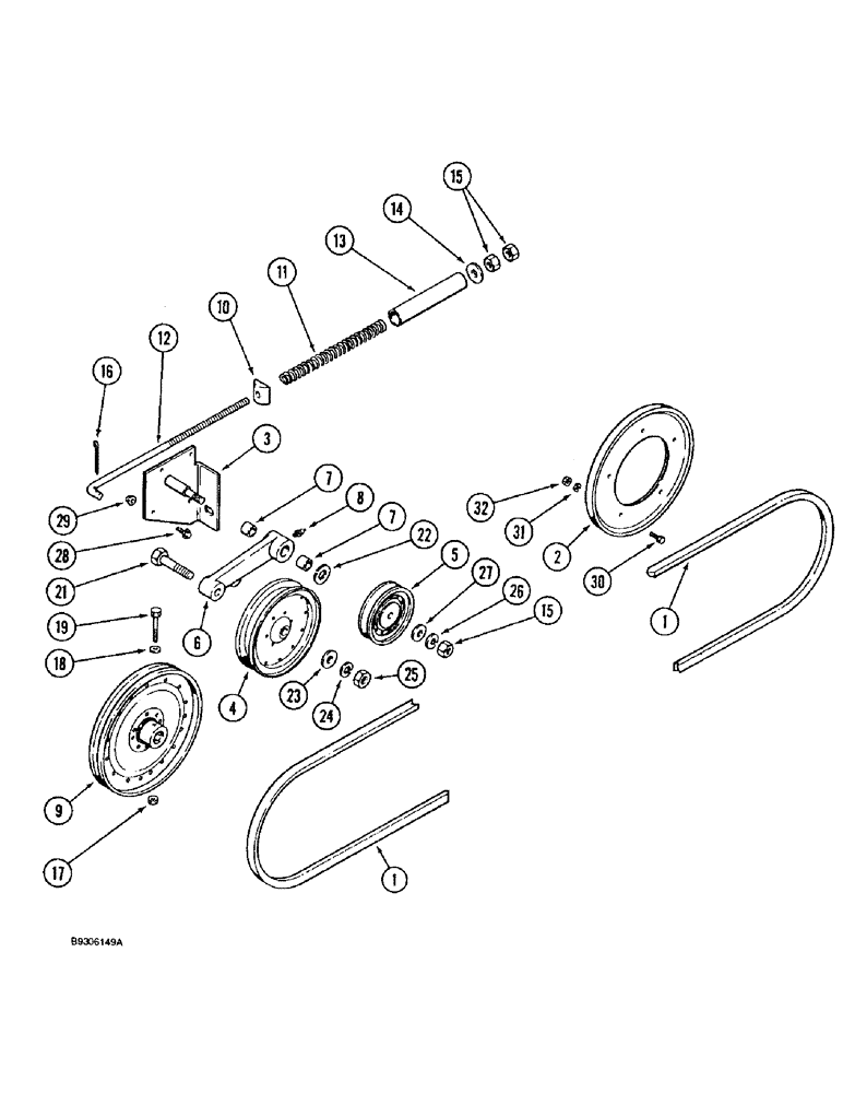 Схема запчастей Case IH 1666 - (9F-04) - STRAW SPREADER, DRIVE (19) - STRAW SPREADER & CHOPPER